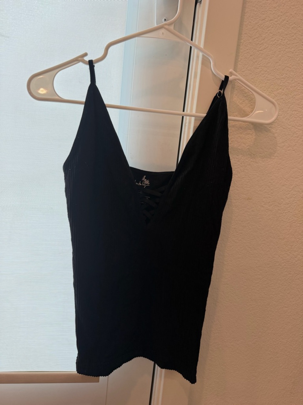 Free People Black Intimately Label Tank Top